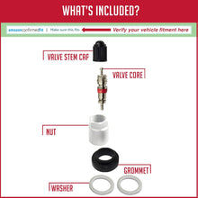 PDQ TPMS  12 Pack of 8 Caps | Grey Cap | For  Equivalent to: Equivalent to 1060 | 5000, OEM: