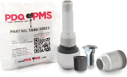 PDQ TPMS  12 Pck | Valve Screw Grommet Nut Core Cap |  For Audi | Mercedes Benz | Porsche | Volkswagen Equivalent to: Equivalent to 1040 | 20023, OEM: 5Q0-907-275B