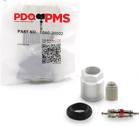 PDQ TPMS  12 Pack | Grommet Nut Core Cap |  For Ford | Linclon Equivalent to: Equivalent to 1060 | 20002, OEM: 4L2Z-1A150-BA | 5L1Z-1A150-AA