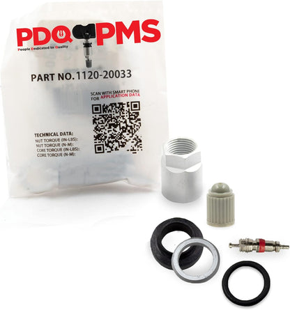 PDQ TPMS  12 Pack | Grommet Nut Washer Core Cap |  For Lexus Equivalent to: Equivalent to 1120 | 20033, OEM: 42607-33021