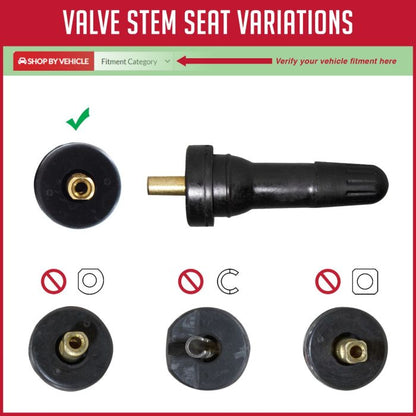 PDQ TPMS 12 Pack Replacement Rubber Snap-In Valve Stem For Chevrolet GMC Ford Equivalent to: NONE, OEM: TPMS-76