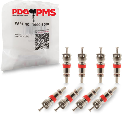 PDQ TPMS  12 Pack of 8 Cores | Valve Core | For  Equivalent to: Equivalent to 1000 | 5000