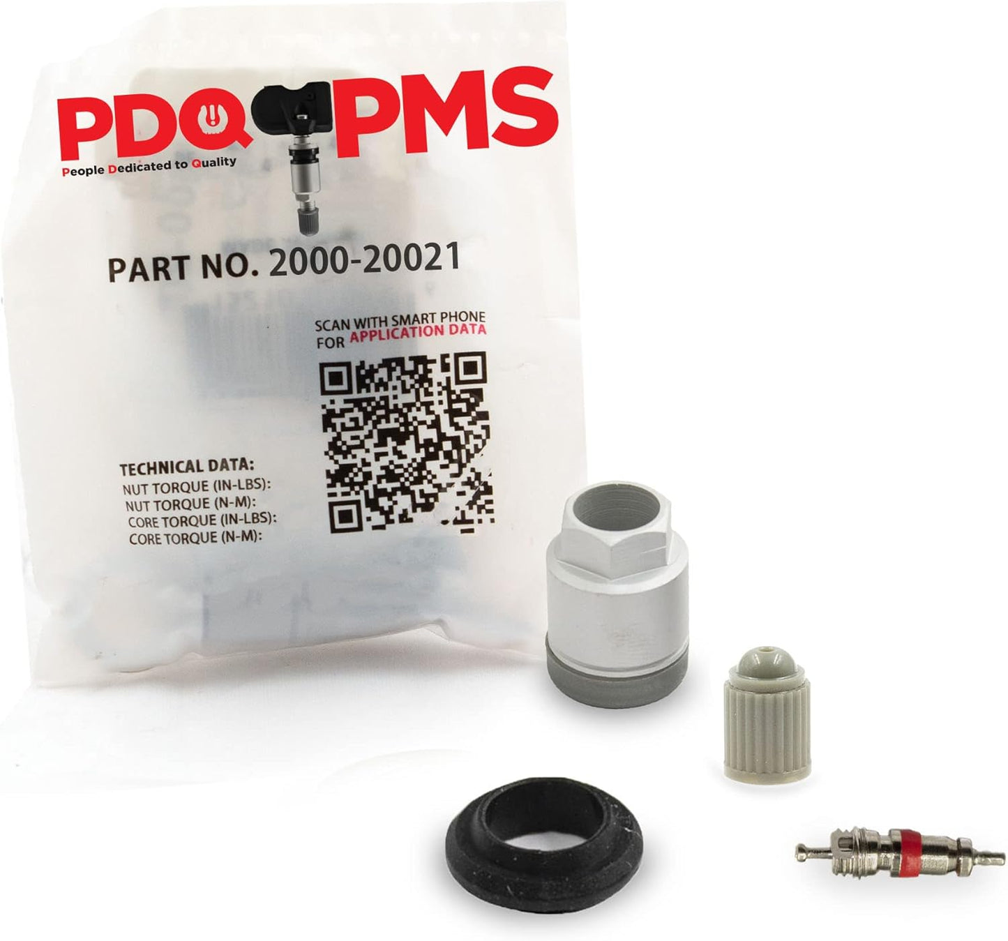 PDQ TPMS  12 Pack | Grommet Nut Core Cap |  For Ford | Honda | Hyundai  Equivalent to: Equivalent to 2000 | 20021, OEM: 06421-S3V-A04 | 52933-2G200 | 6F2Z-1A189-A