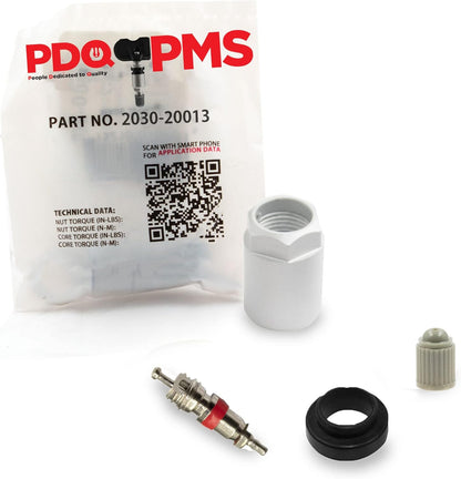 PDQ TPMS  12 Pack | Grommet Nut Core Cap |  For Chevrolet | Dodge | Jeep Equivalent to: Equivalent to 2030 | 20013, OEM: 13593957 | 5602-9319AC | 5602-9359AC