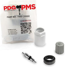 PDQ TPMS  12 Pack | Grommet Nut Core Cap |  For Chrysler | Honda | Jeep Equivalent to: Equivalent to 7000 | 20000, OEM:  42753-SNA-A83 6800-1696AA | 6807-8768AA