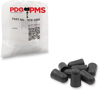 PDQ TPMS 12 Pack of 8 Caps for Rubber TPMS Valve StemsForN/A Equivalent to: Equivalent to 930 | 5000, OEM: N/A