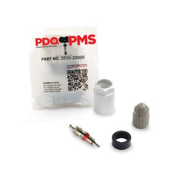 TPMS Service Kits | 12 Pack | Grommet Nut Core Cap |  Fits Lotus | Suzuki Equivalent to 2010 | 20009 | Used for OE Sensors 13172567 | 13227143 | 43130-54J22 | 43130-86Z20